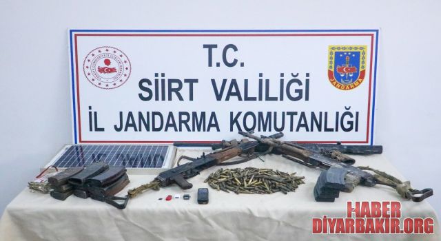 Etkisiz Hale Getirilen PKK'lılara Ait Silah Ve Mühimmat Ele Geçirildi