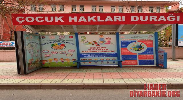 Siirt’te Çocuk Hakları Durağı Açıldı