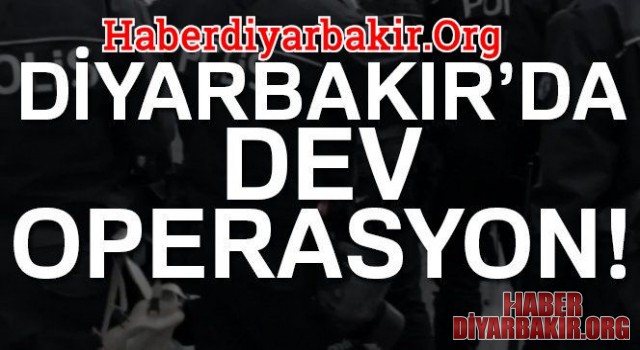 Diyarbakır'da 12 Şüpheli Yakalandı