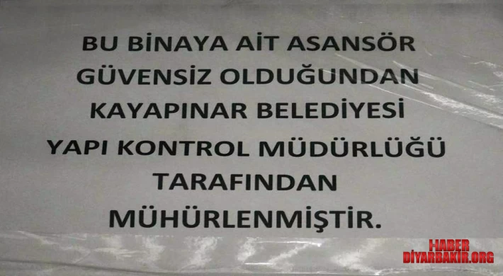 Kayapınar’daki Asansörlere Sıkı Denetim