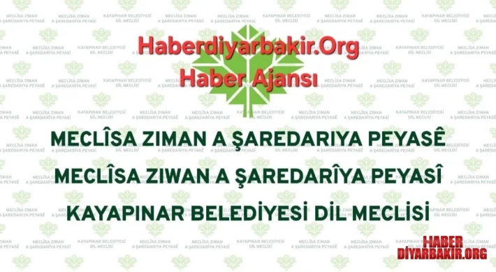 Kayapınar Belediyesi 'Dil Meclisi'ni Kurdu