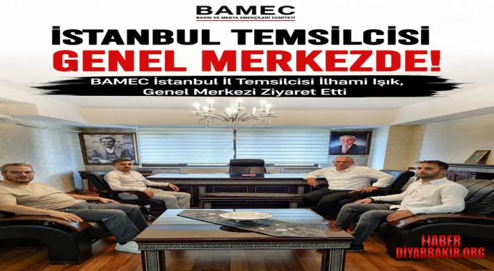 Gazeteci İlhami Işık”tan BAMEC Genel Merkezine Ziyaret