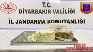 Yoğurt Kovasında Toz Esrar Ele Geçirildi