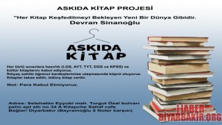 Haberdiyarbaki.Org'tan Askıda Kitap Projesine Destek