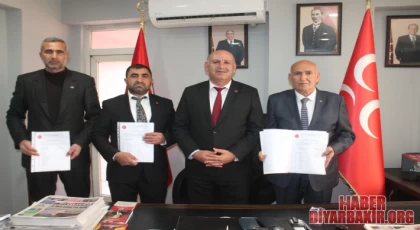 MHP Diyarbakır’da 3 İlçeye Yeni Başkan Ataması Yaptı!