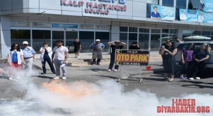 İtfaiyeden Gerçeği Aratmayan Hastane Tatbikatı