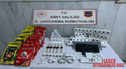 Gümrük Kaçağı Çay, Sigara Ve Telefon Ele Geçirildi