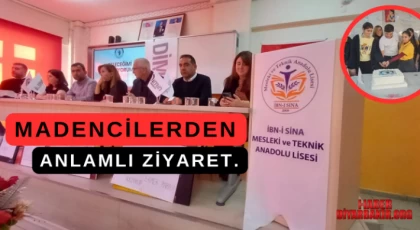 Madencilerden Anlamlı Ziyaret