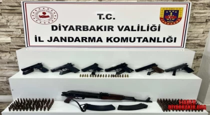 Diyarbakır’da Silah Operasyonu