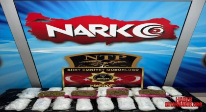 Siirt’te Uyuşturucu Operasyonu