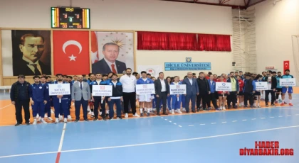 Salon Futbolu Bölgesel Lig Heyecanı Dicle Üniversitesinde Başladı