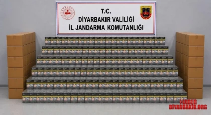 Diyarbakır’da Kaçak Sigara Ele Geçirildi