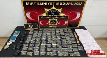 Siirt’te Uyuşturucu Operasyonu 2 Şüpheli Yakalandı